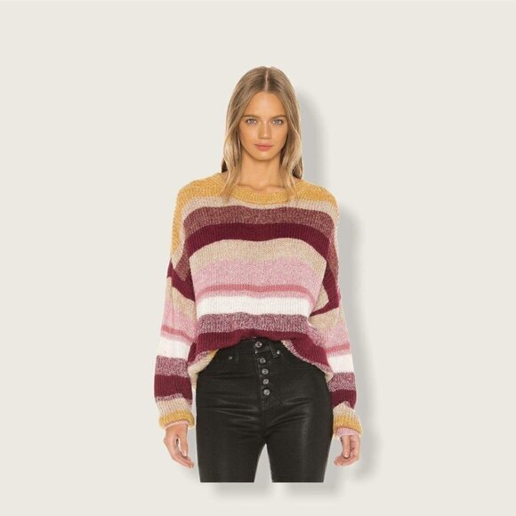 Sanctuary Blur the Lines Stripe Sweater NWT - Picture 1 of 6